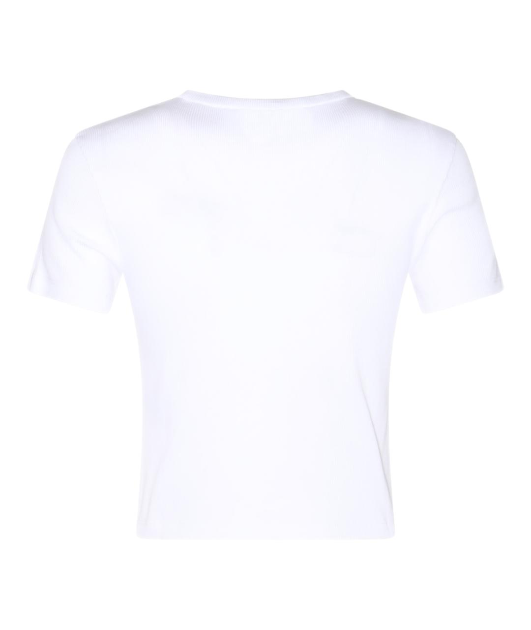 FENDI Белая хлопковая футболка, фото 2