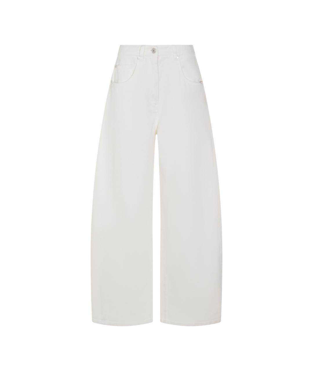 BRUNELLO CUCINELLI Хлопковые прямые джинсы, фото 1