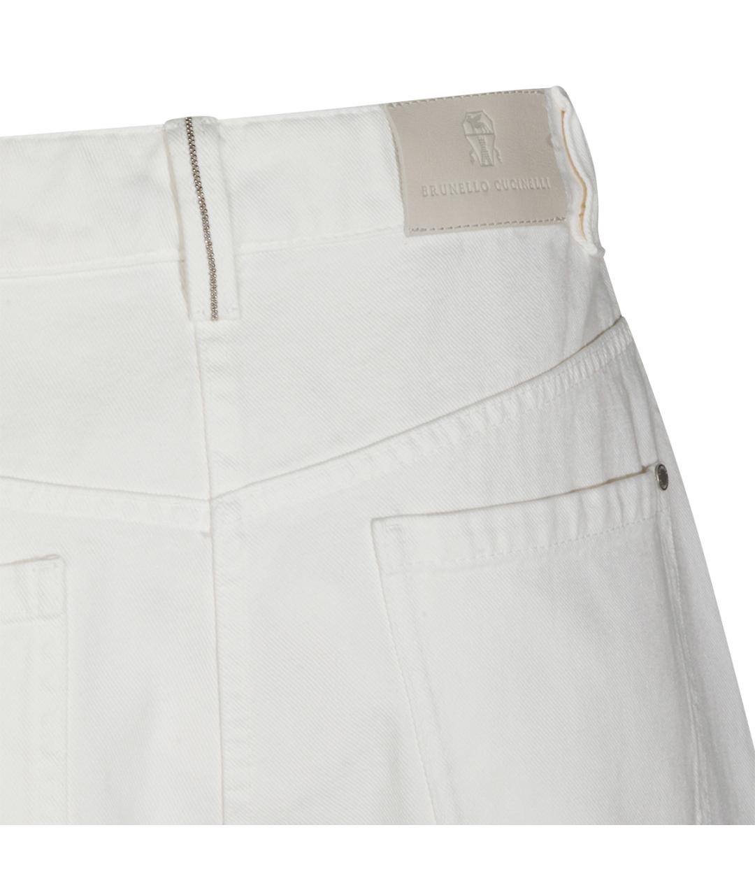 BRUNELLO CUCINELLI Хлопковые прямые джинсы, фото 4