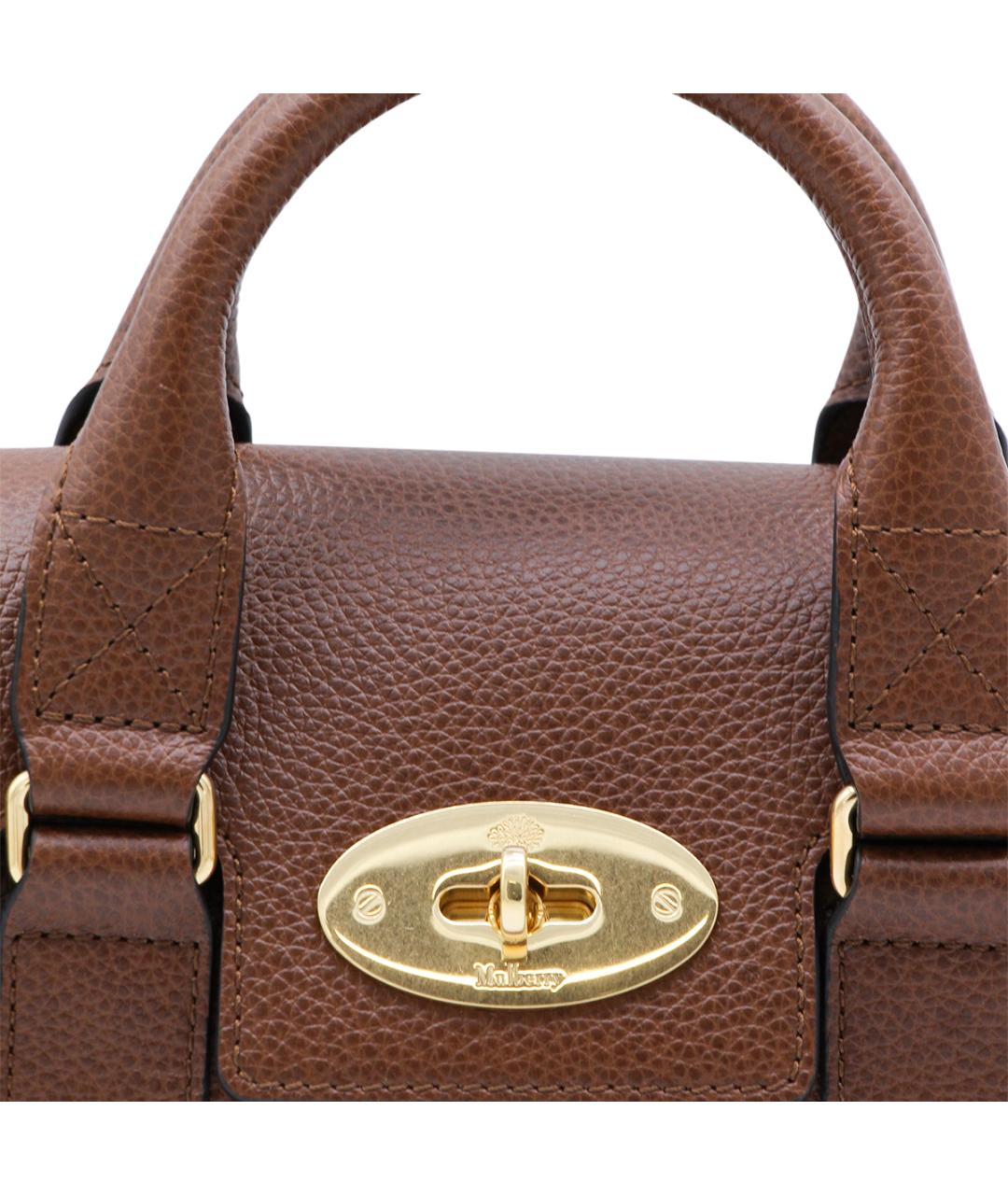 MULBERRY Коричневая кожаная сумка тоут, фото 4