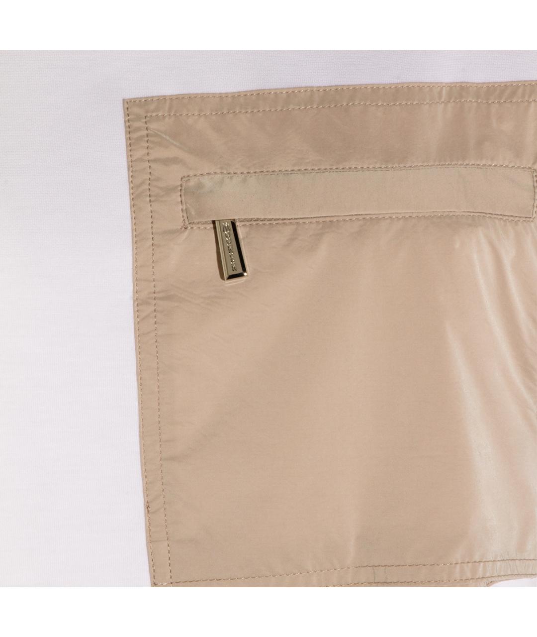 MOORER Белая хлопковая футболка, фото 3