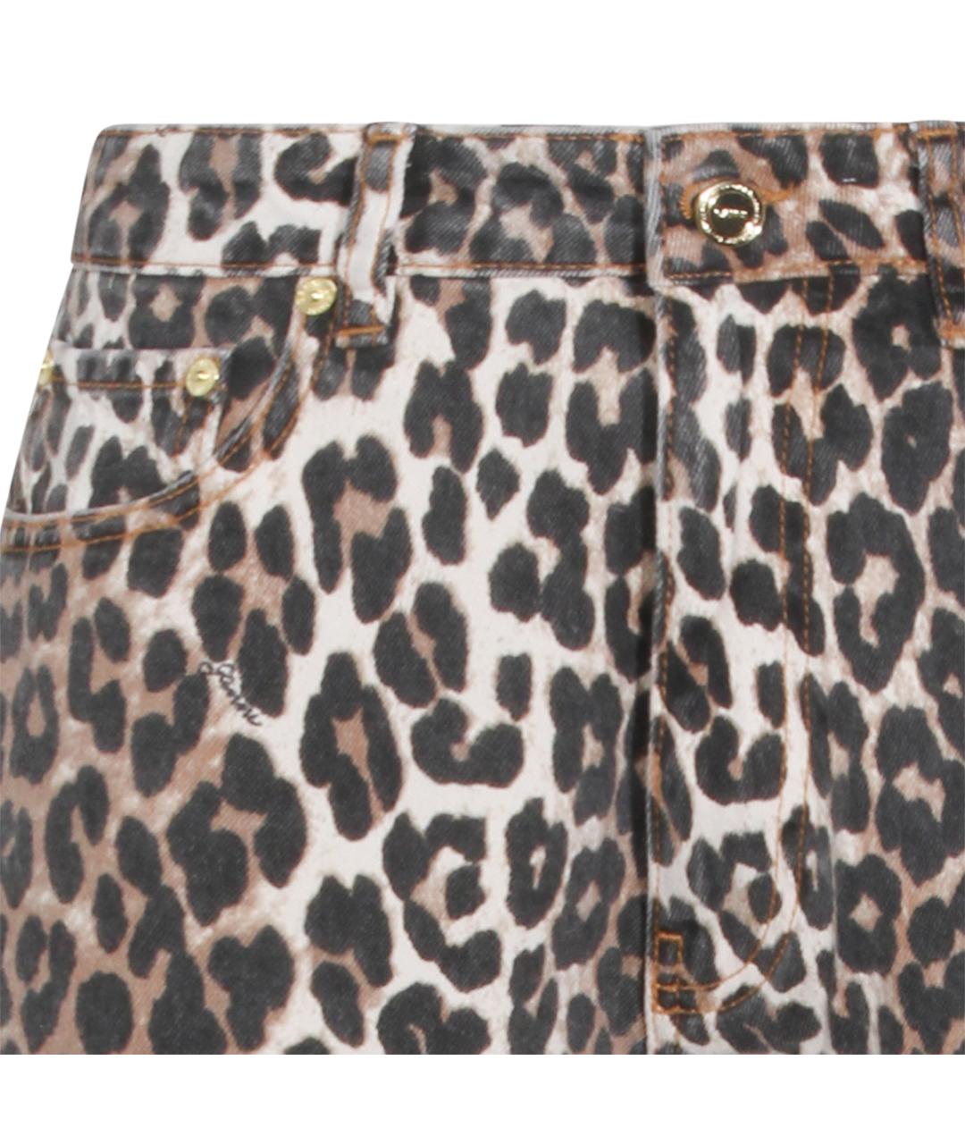 GANNI Мульти хлопковые прямые джинсы, фото 3