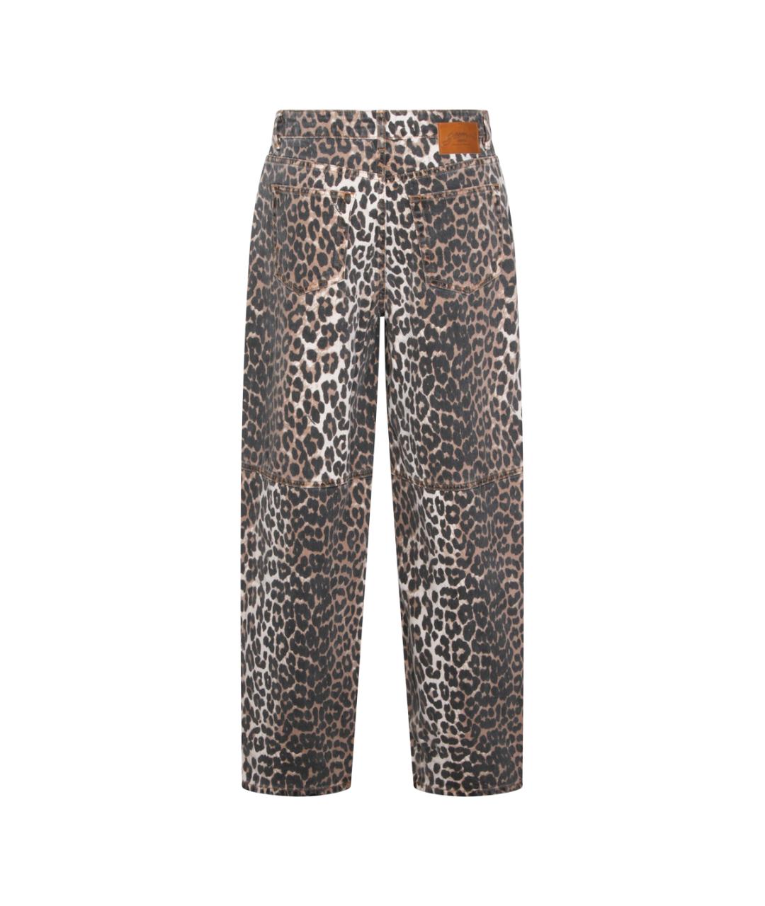 GANNI Мульти хлопковые прямые джинсы, фото 2