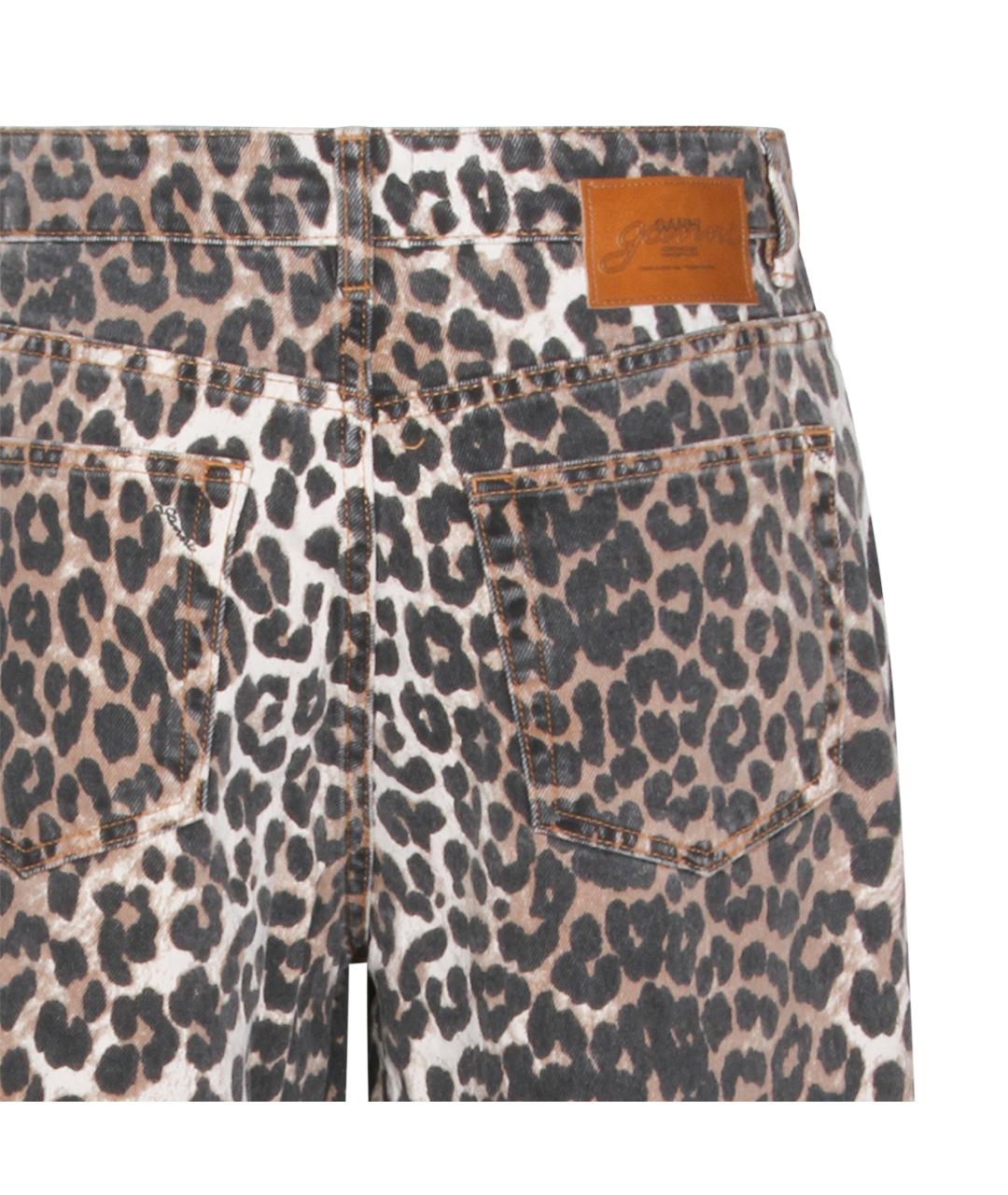 GANNI Мульти хлопковые прямые джинсы, фото 4