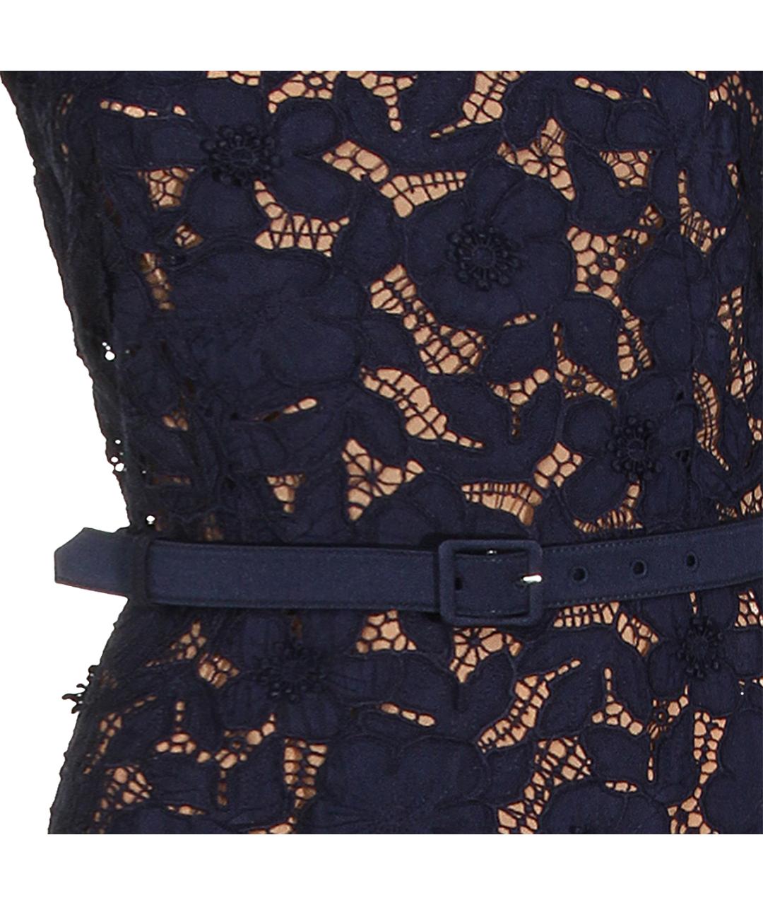 SELF-PORTRAIT Темно-синее платье, фото 3