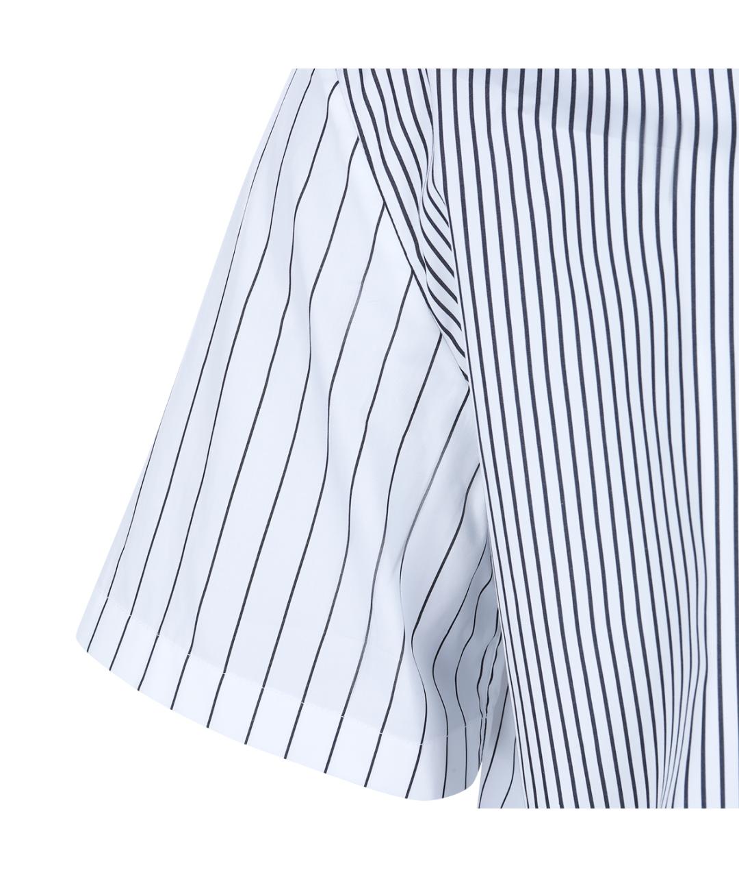 JIL SANDER Голубая хлопковая классическая рубашка, фото 4