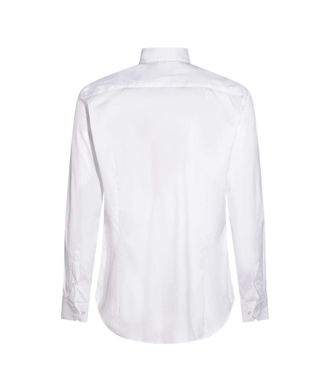 GIORGIO ARMANI Белая хлопковая классическая рубашка, фото 2