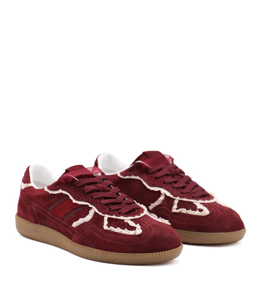 ALOHAS Бордовые замшевые кеды, фото 2