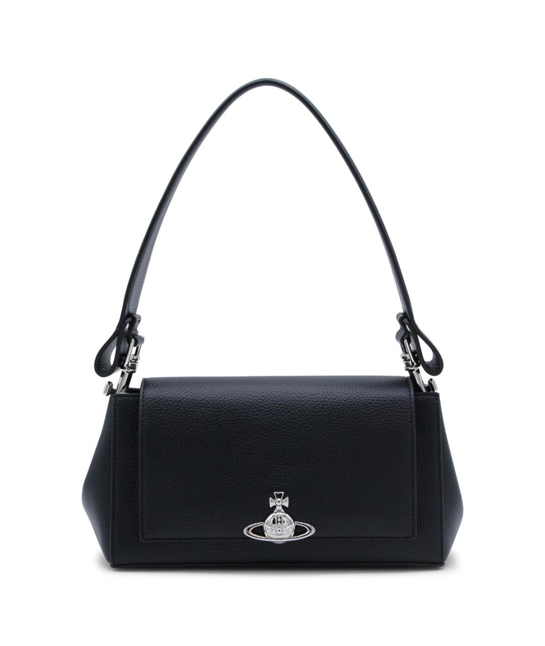 VIVIENNE WESTWOOD Черная сумка с короткими ручками, фото 1
