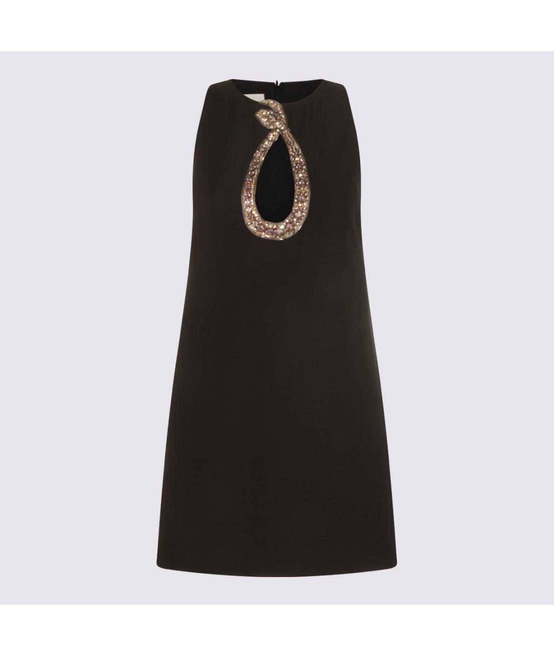 VALENTINO Черное коктейльное платье, фото 2