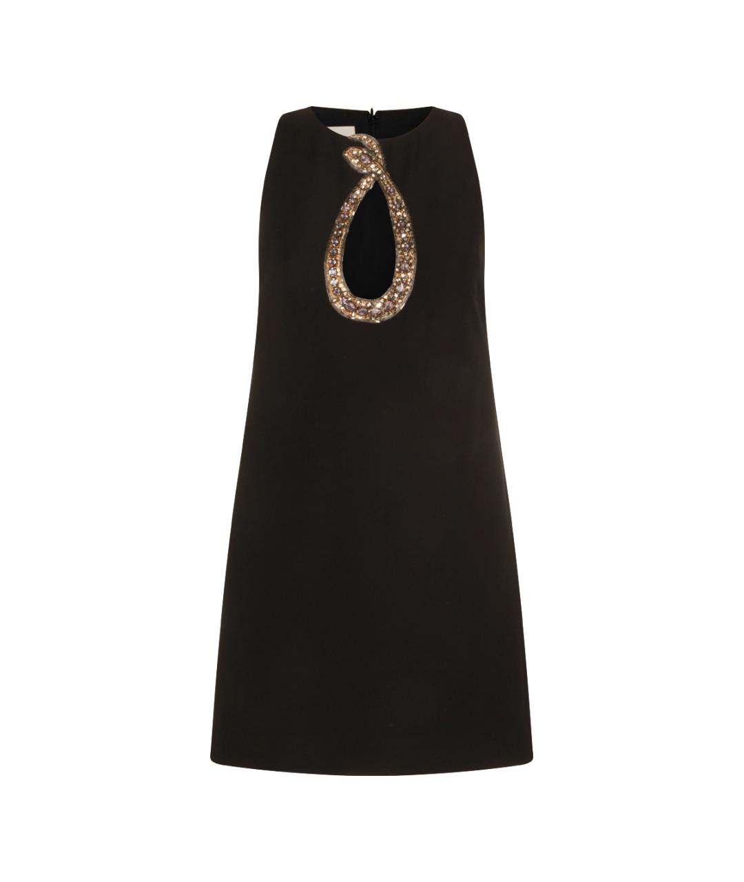 VALENTINO Черное коктейльное платье, фото 1