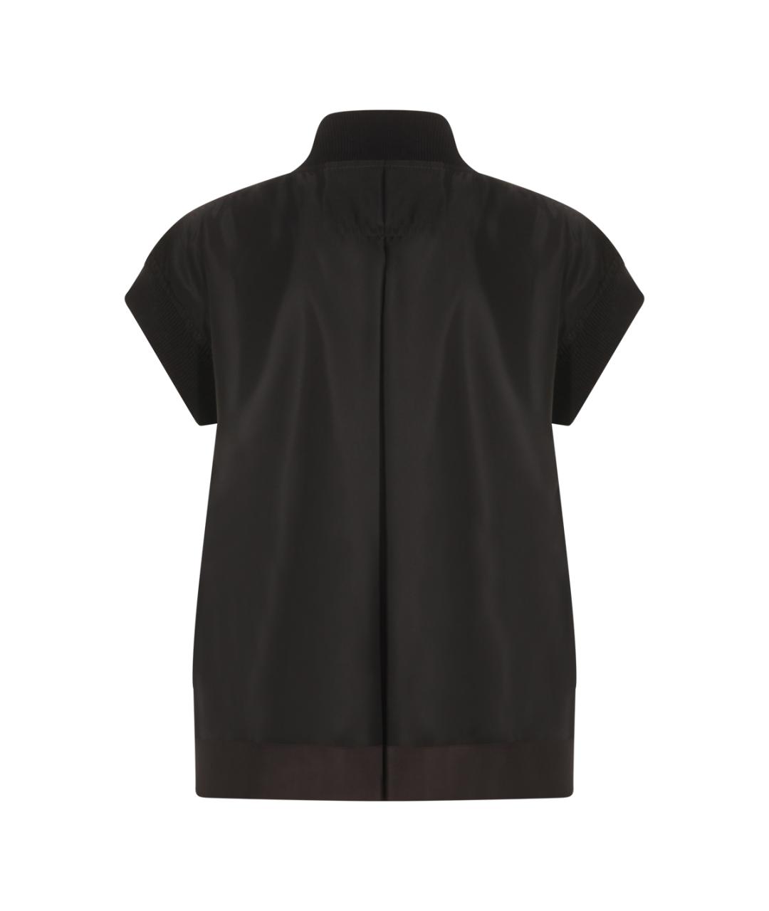 SACAI Черная полиамидовая куртка, фото 2