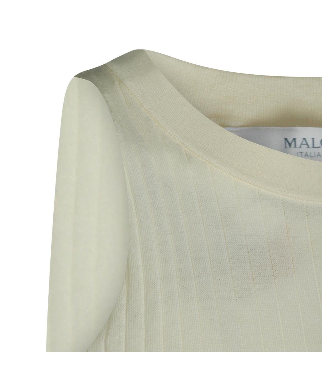 MALO Белая хлопковая майка, фото 3