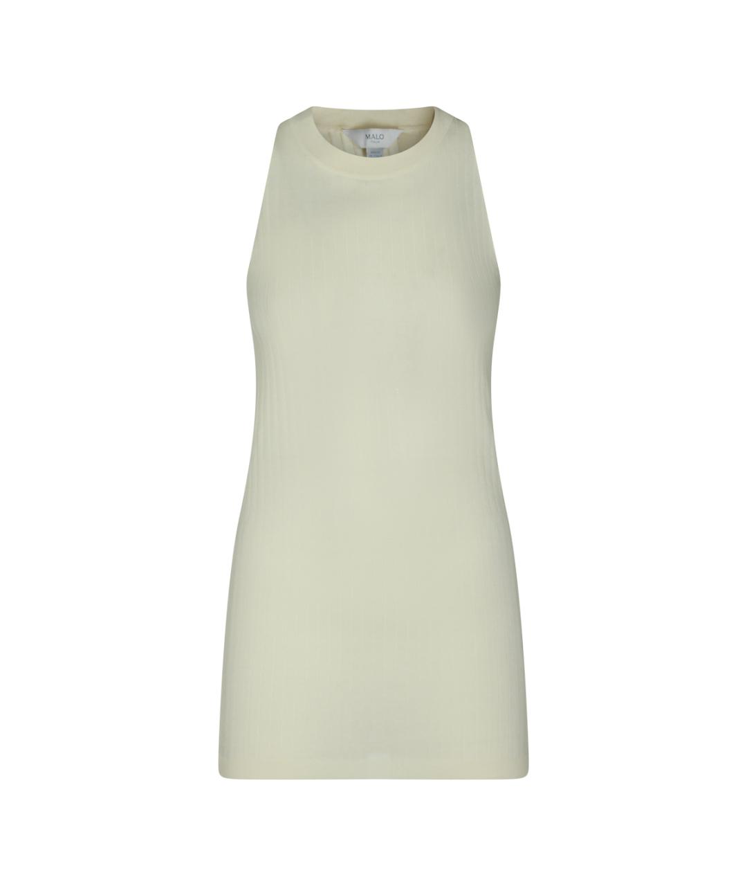 MALO Белая хлопковая майка, фото 1
