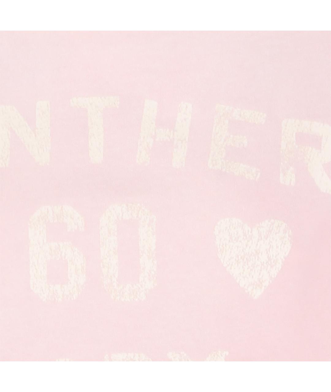 VALENTINO Розовая хлопковая футболка, фото 3