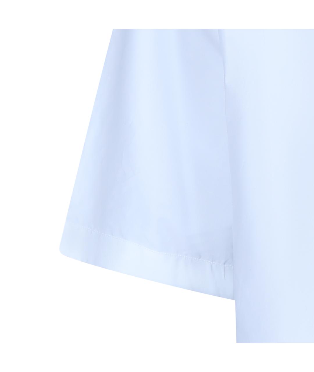 BALENCIAGA Белая хлопковая классическая рубашка, фото 4