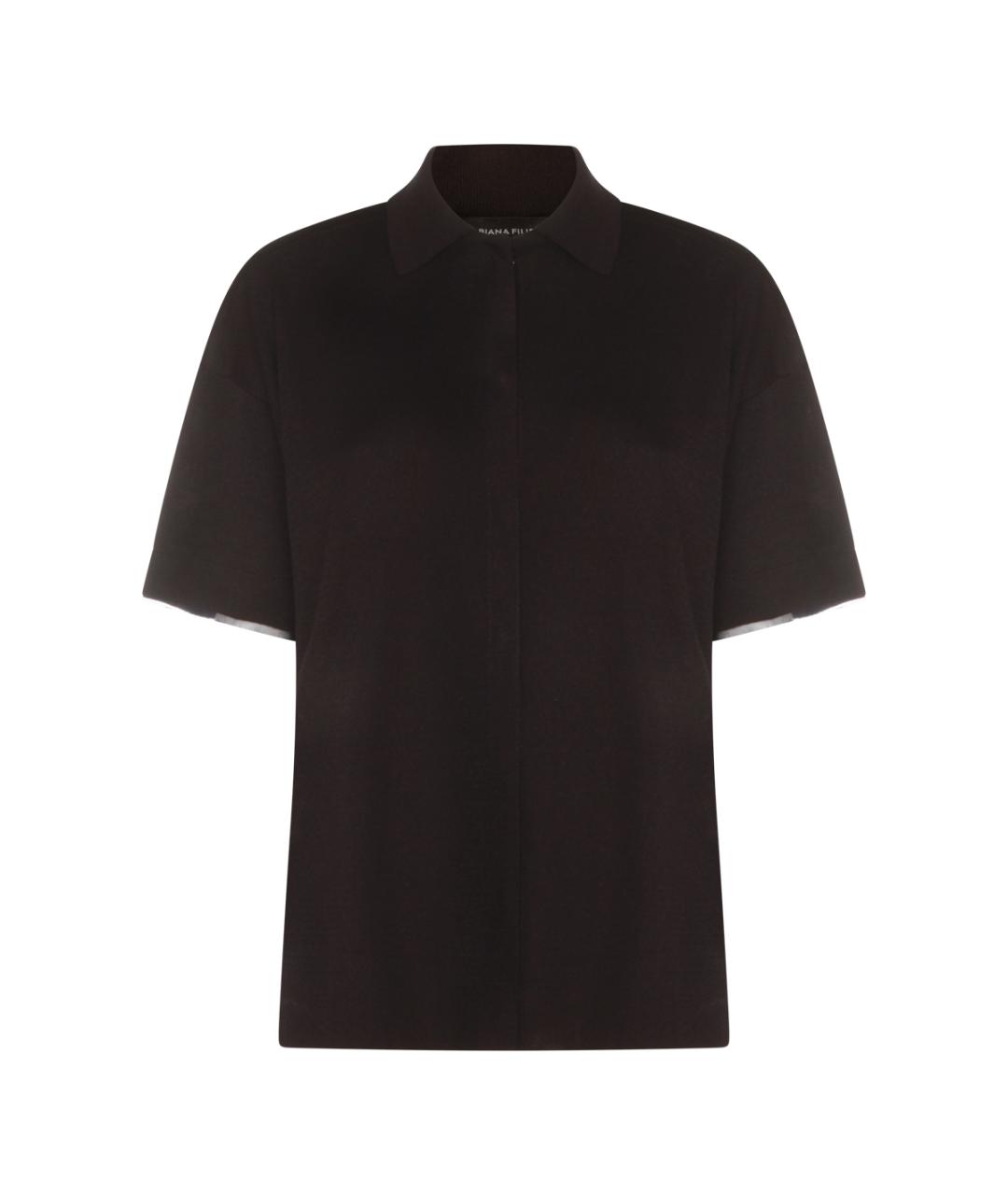 FABIANA FILIPPI Темно-синяя футболка, фото 1