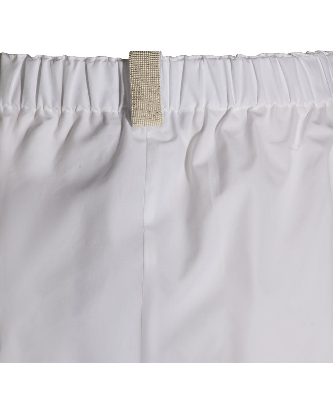 FABIANA FILIPPI Белые прямые брюки, фото 3