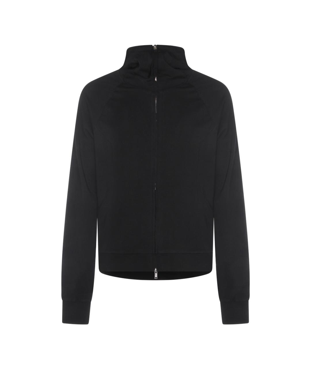 THOM KROM Черный хлопковый джемпер / свитер, фото 1