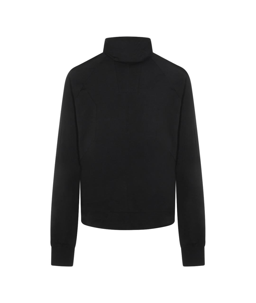 THOM KROM Черный хлопковый джемпер / свитер, фото 2