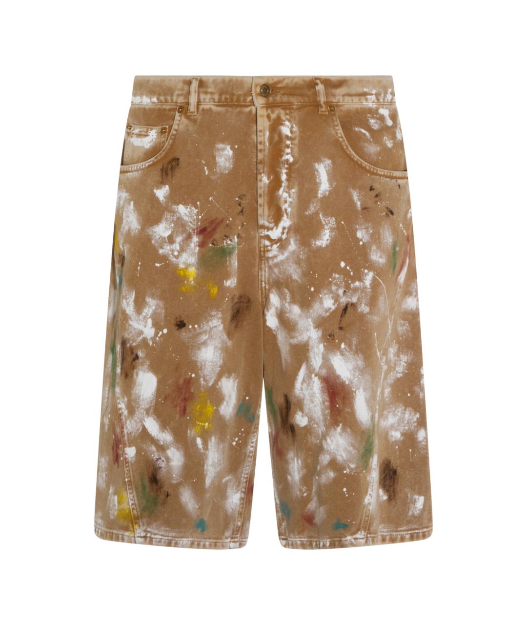 MOSCHINO Бежевые хлопковые шорты, фото 1