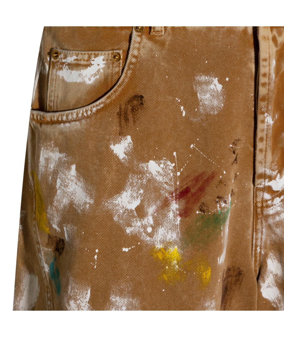 MOSCHINO Бежевые хлопковые шорты, фото 3