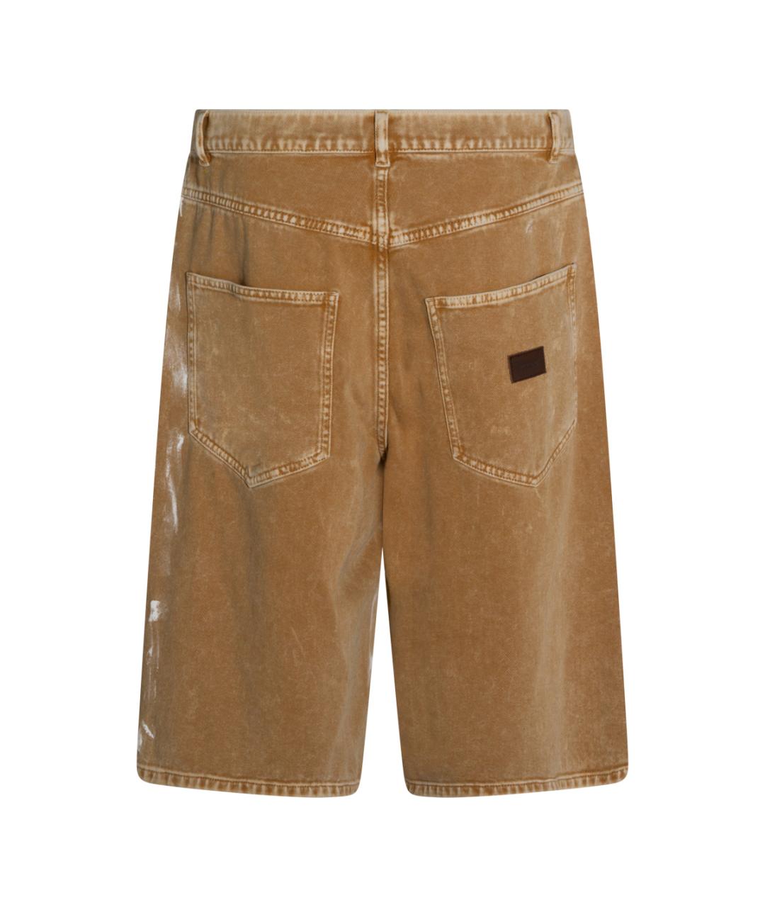 MOSCHINO Бежевые хлопковые шорты, фото 2