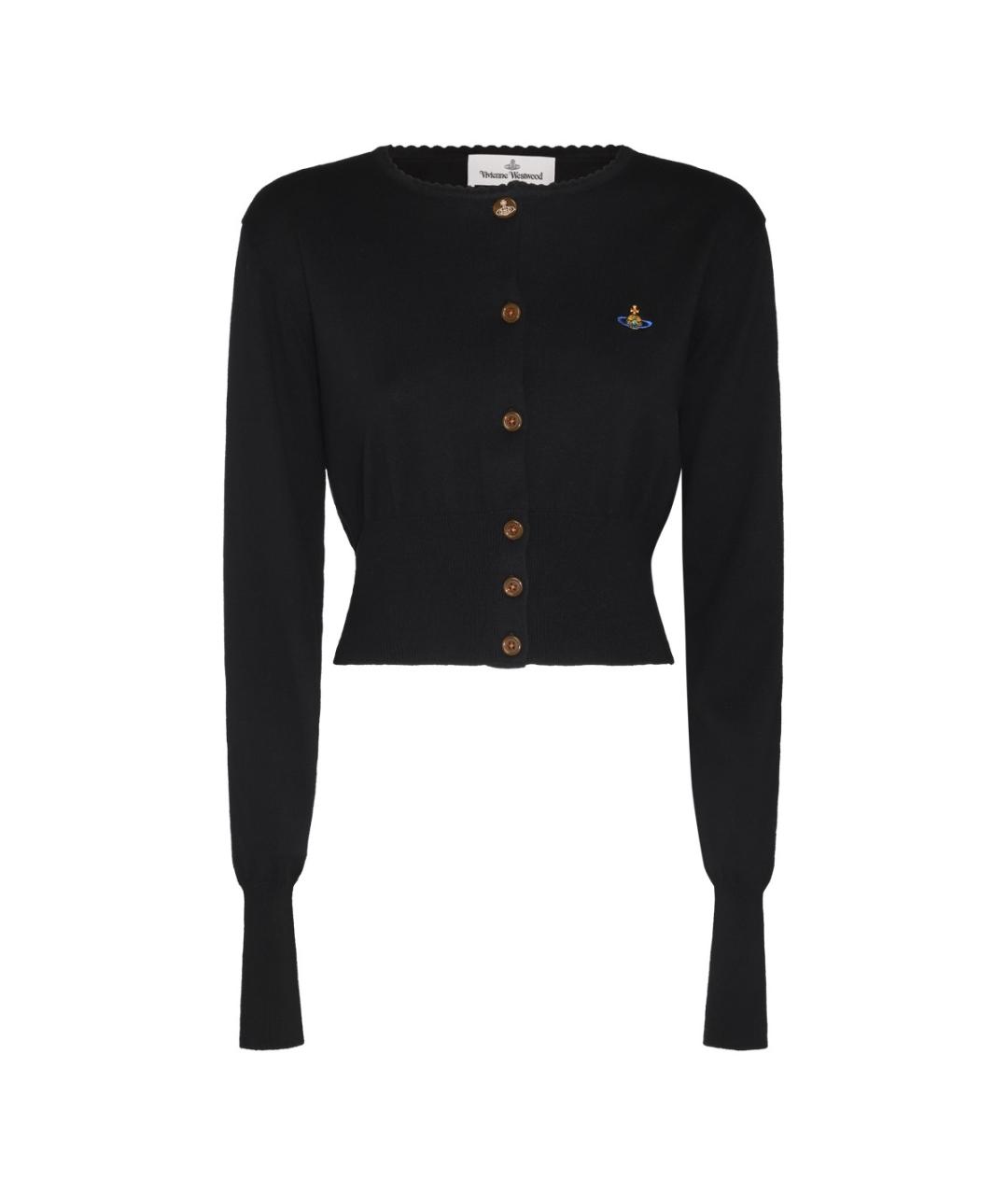 VIVIENNE WESTWOOD Черный шерстяной кардиган, фото 1