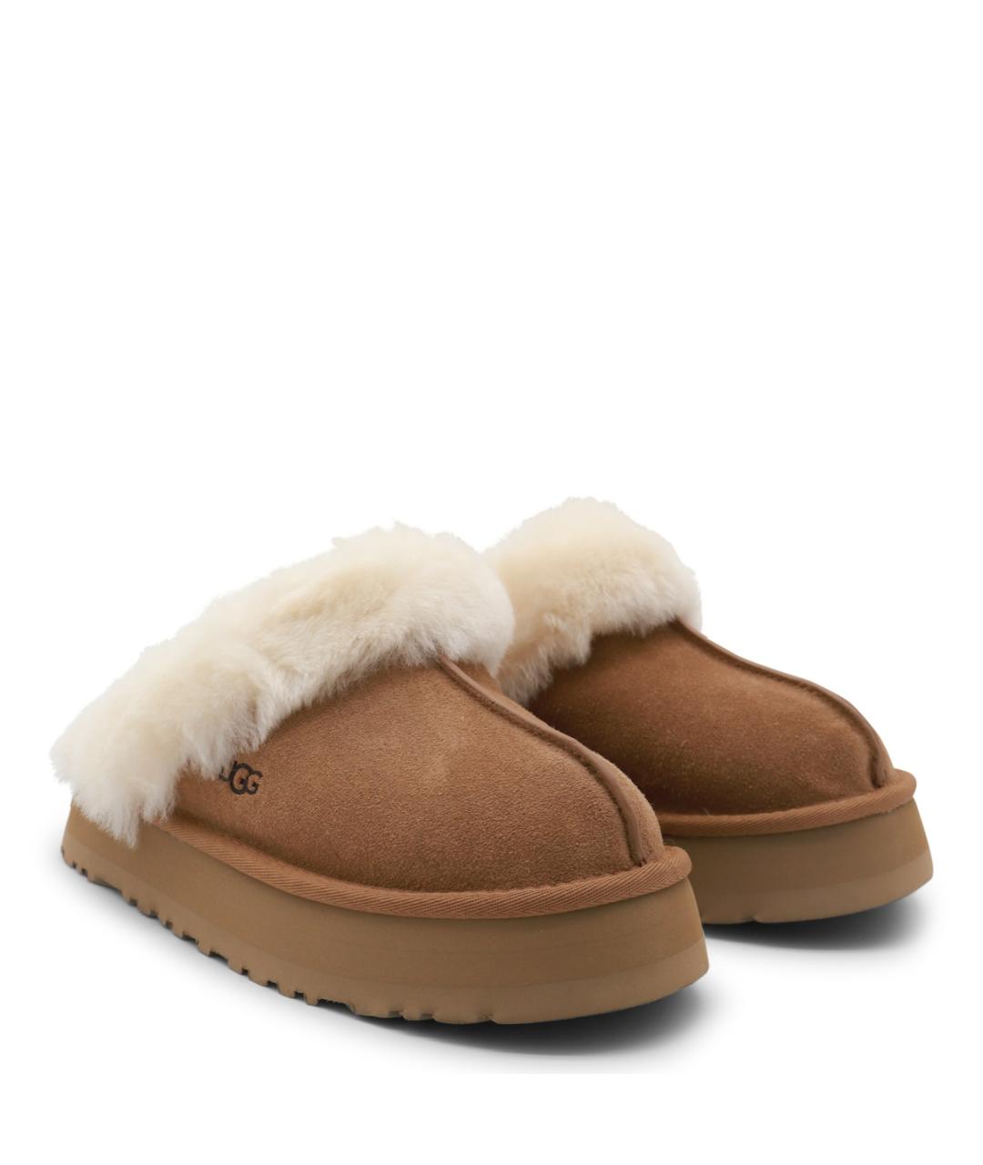 UGG AUSTRALIA Коричневые замшевые мюли, фото 2