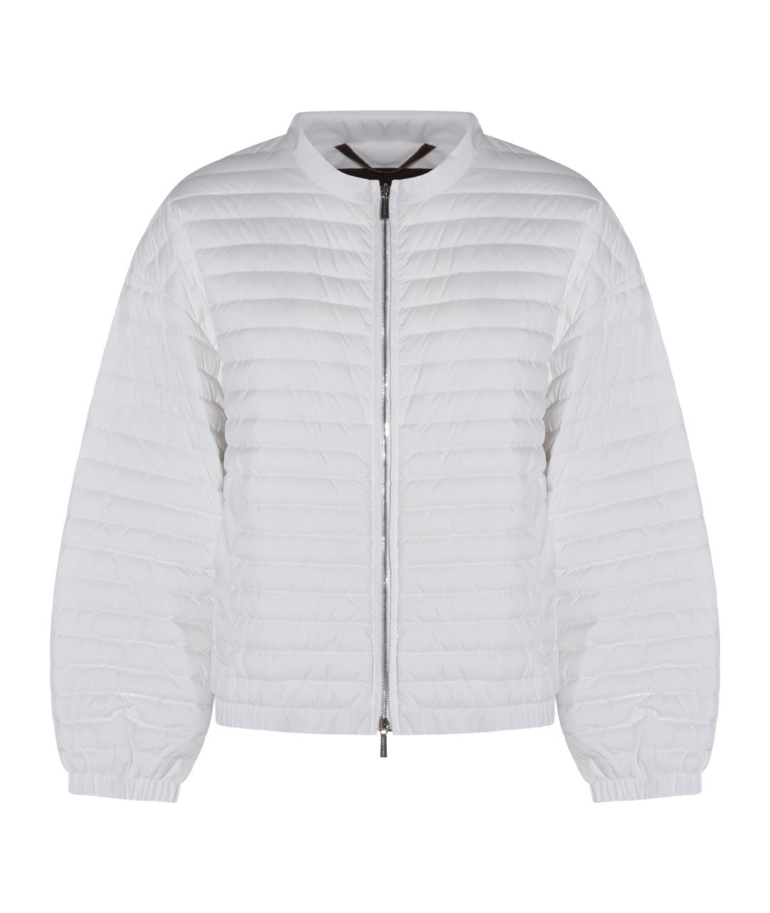 MOORER Белая куртка, фото 1