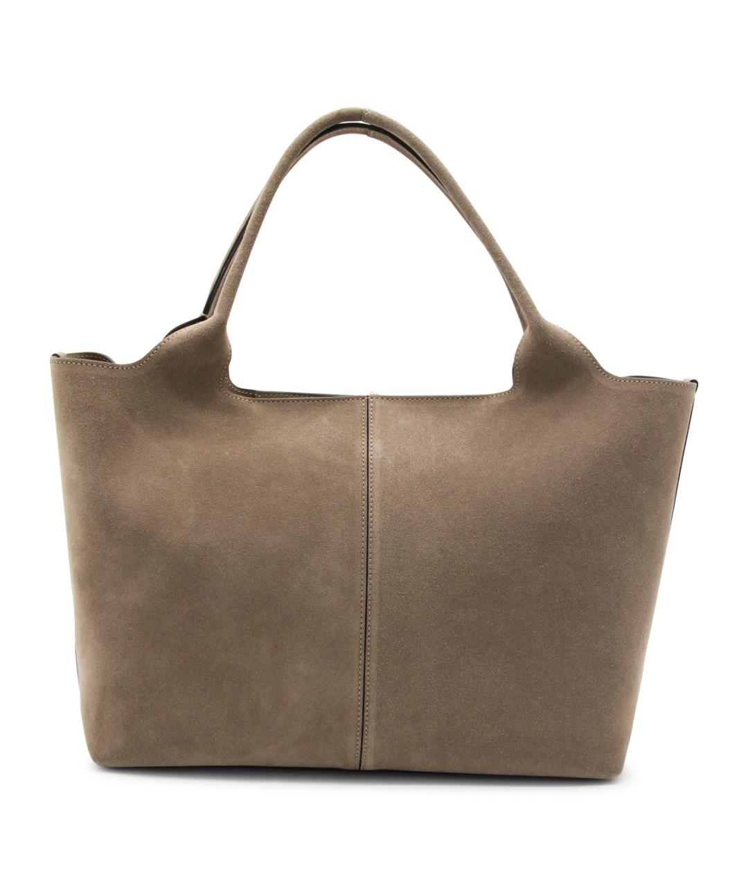 TOD'S Бежевая сумка тоут, фото 3