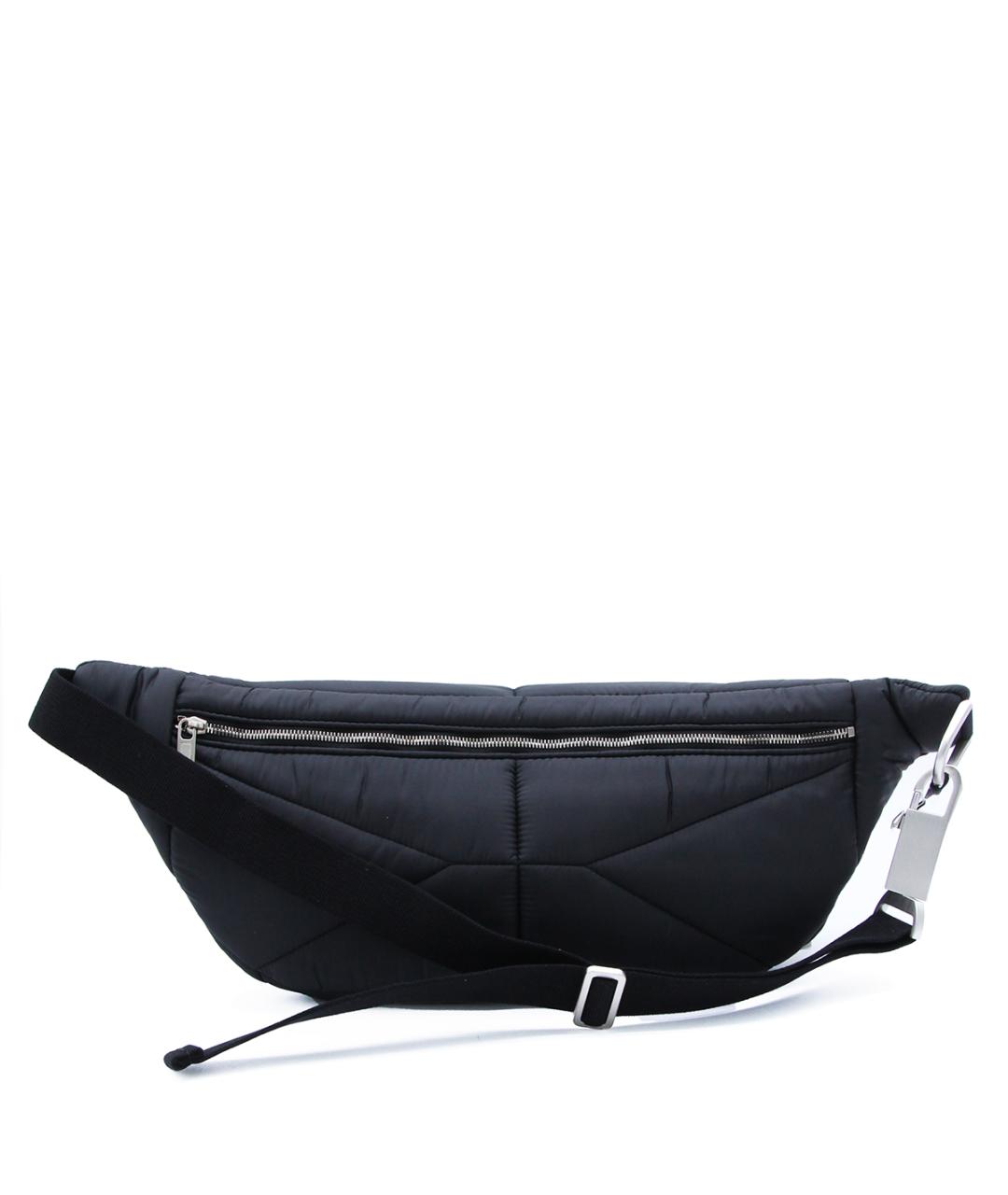 MONCLER Черная кожаная сумка на плечо, фото 2