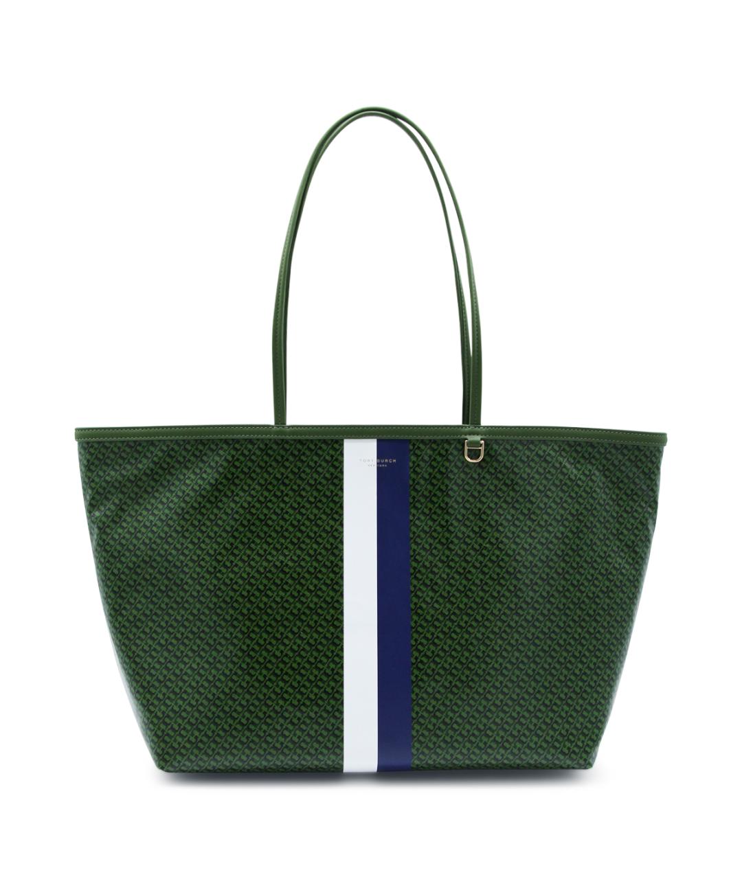 TORY BURCH Зеленая сумка тоут, фото 1
