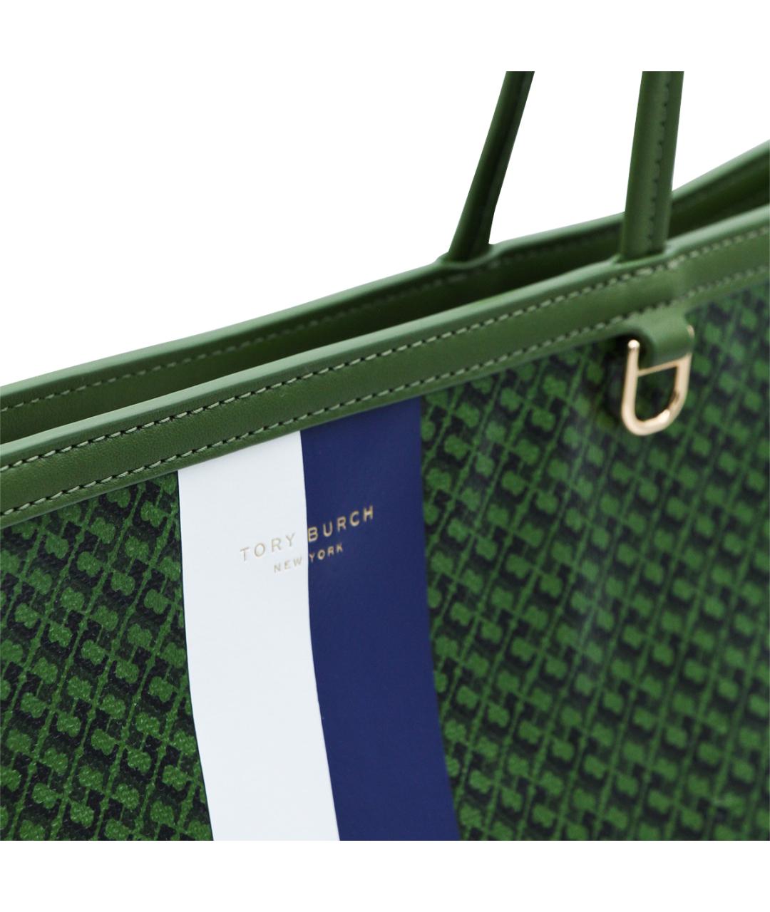 TORY BURCH Зеленая сумка тоут, фото 4