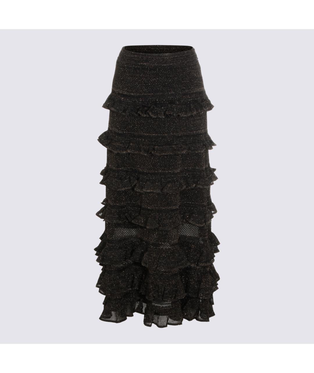 ZIMMERMANN Черная хлопковая юбка макси, фото 3