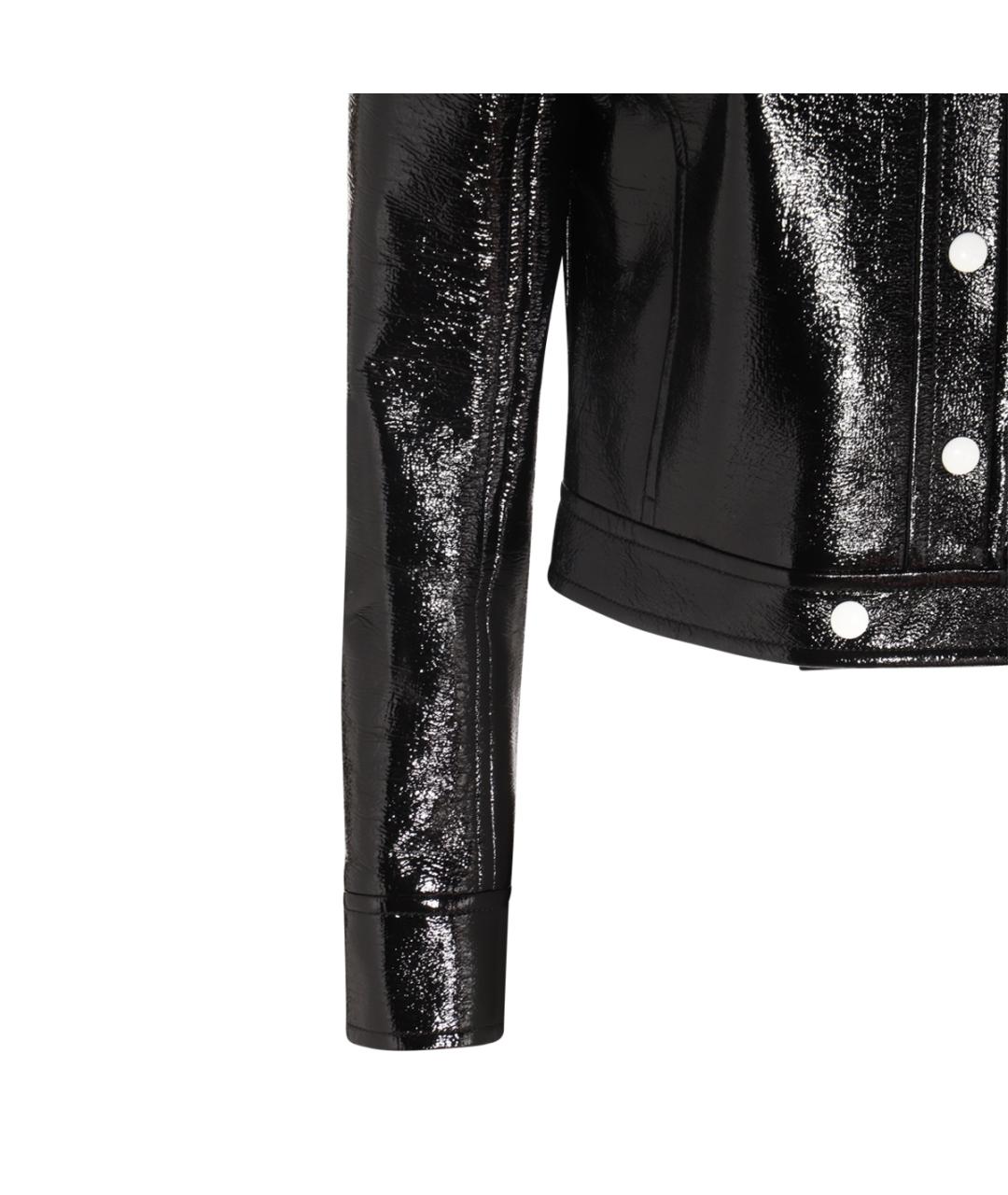 COURREGES Черная хлопковая куртка, фото 3