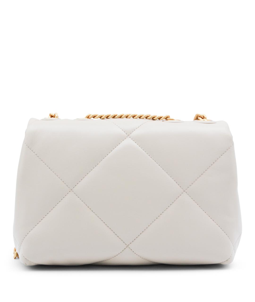 TORY BURCH Бежевая кожаная сумка через плечо, фото 3