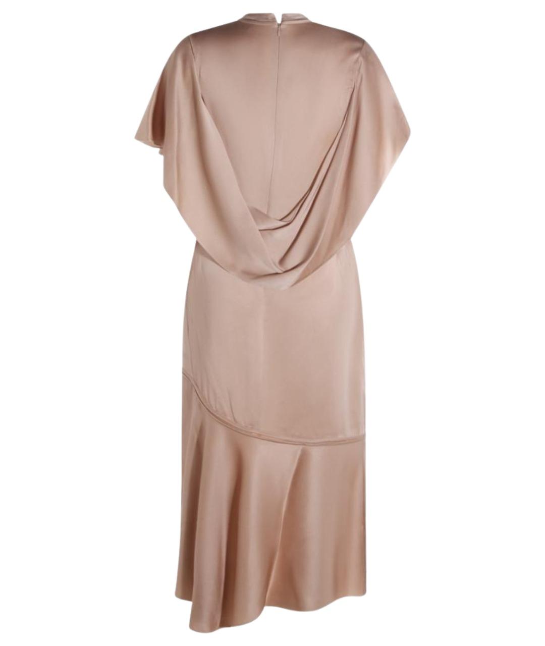FABIANA FILIPPI Бежевое вискозное платье, фото 2