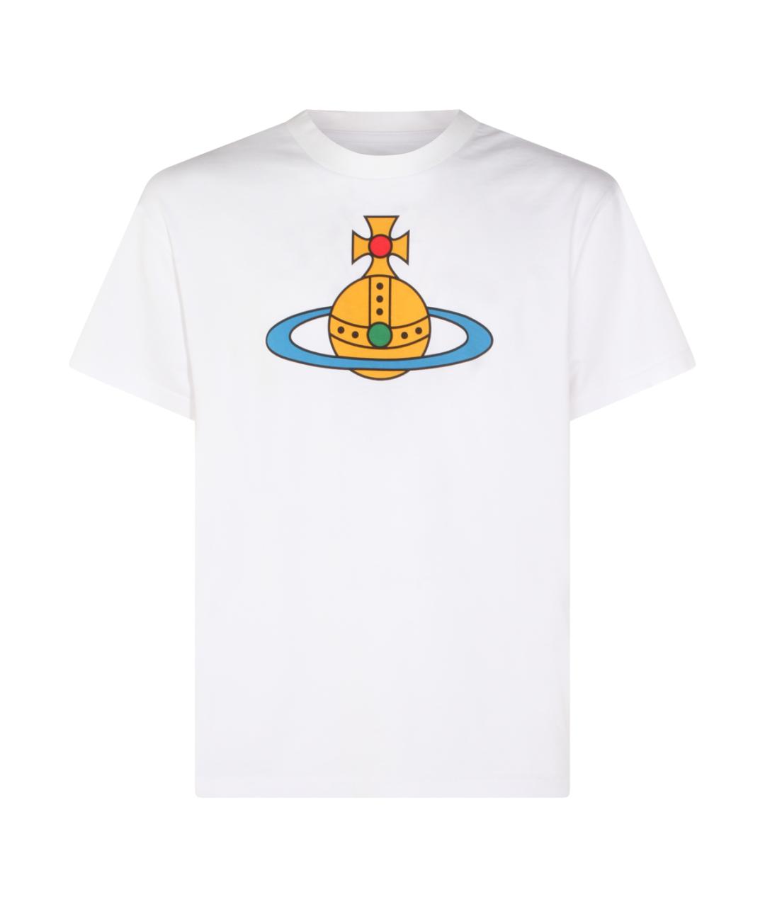 VIVIENNE WESTWOOD Белая хлопковая футболка, фото 1