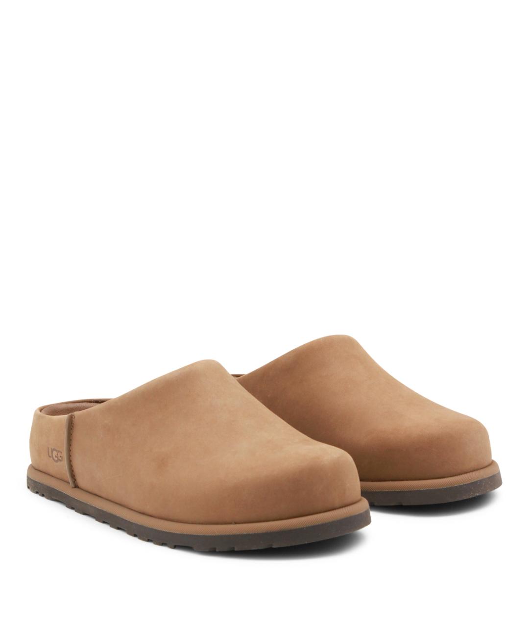 UGG AUSTRALIA Коричневые замшевые мюли, фото 2