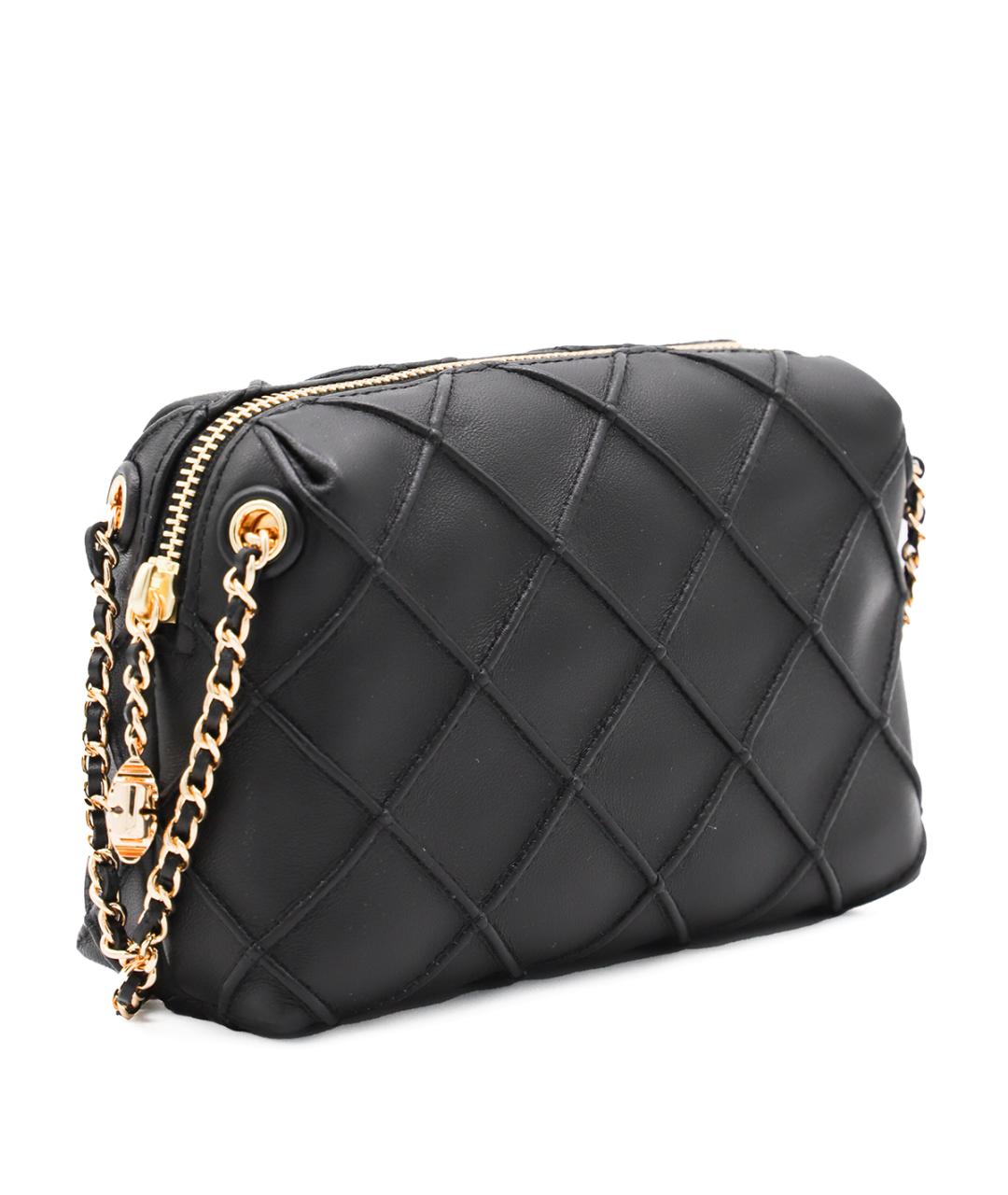 TORY BURCH Черная кожаная сумка через плечо, фото 2