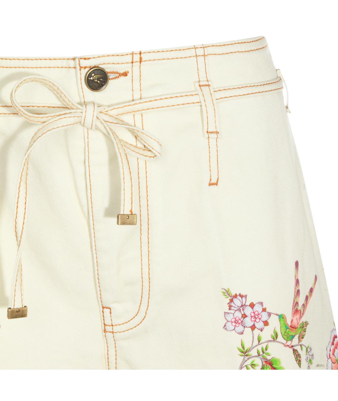 ETRO Мульти хлопковые прямые джинсы, фото 3