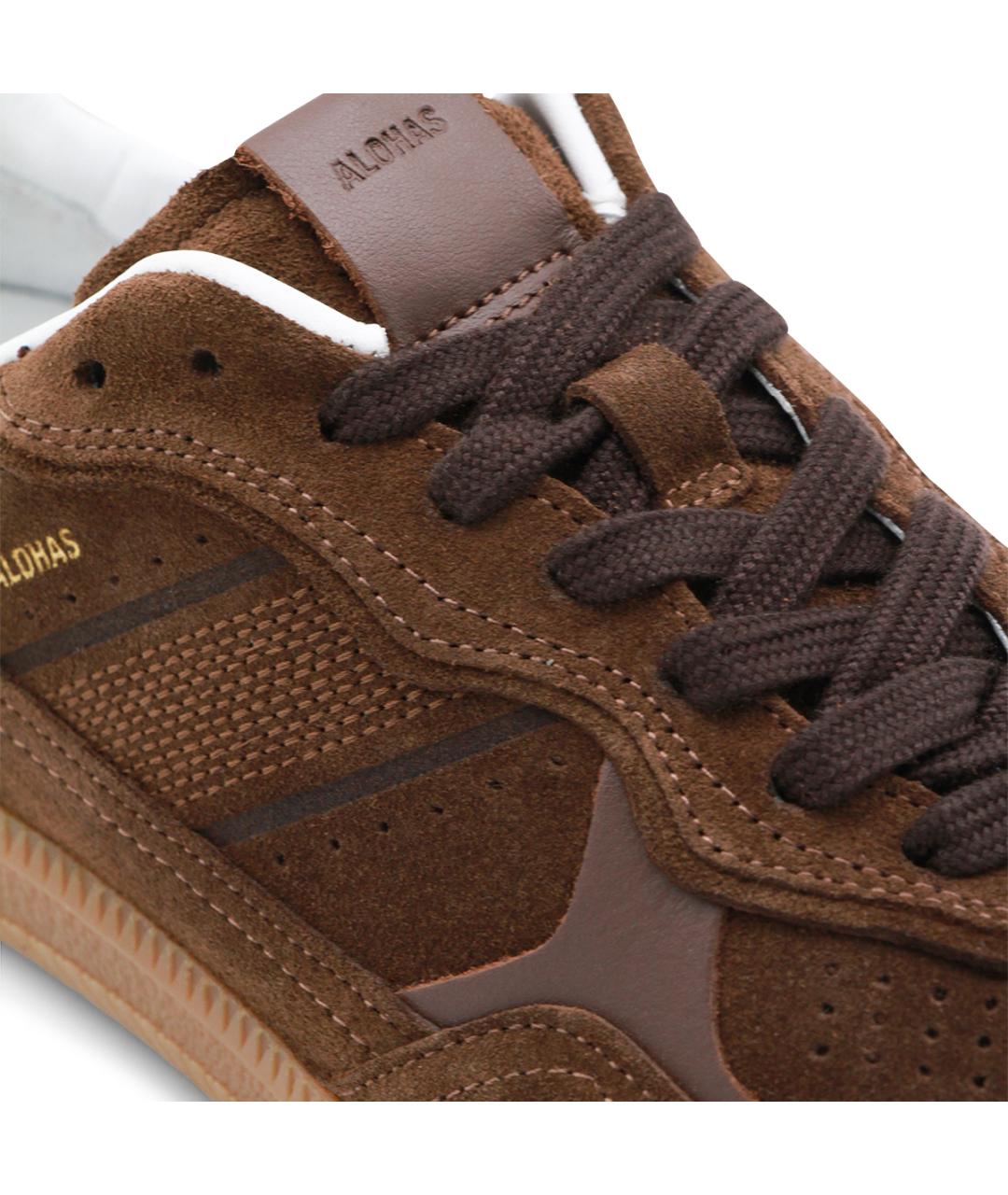 ALOHAS Коричневые замшевые кроссовки, фото 4