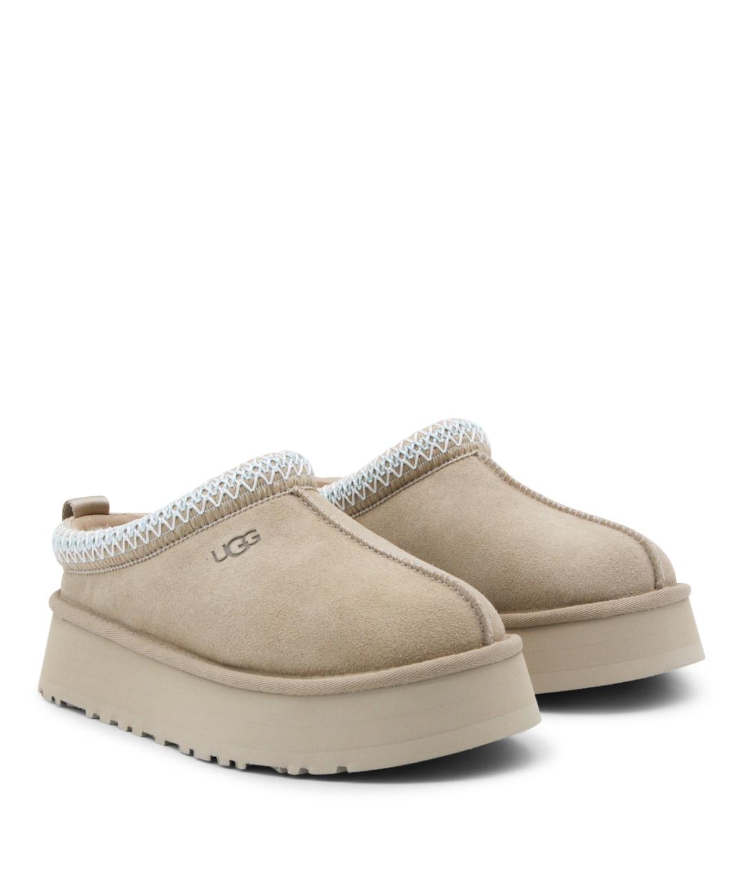 UGG AUSTRALIA Бежевые замшевые ботинки, фото 2