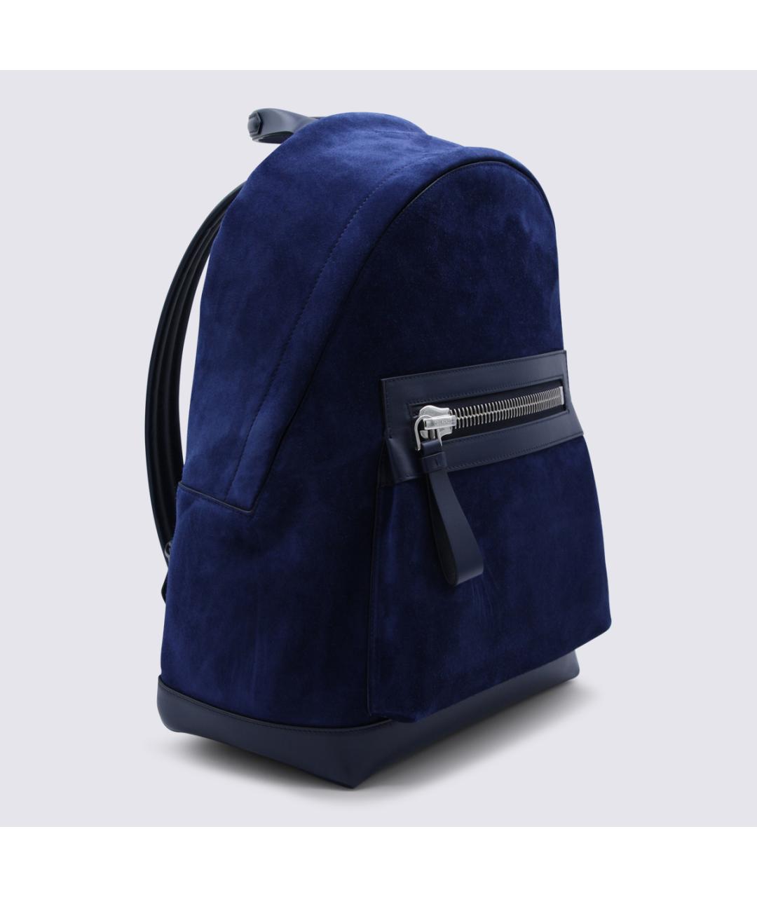 TOM FORD Синий замшевый рюкзак, фото 3