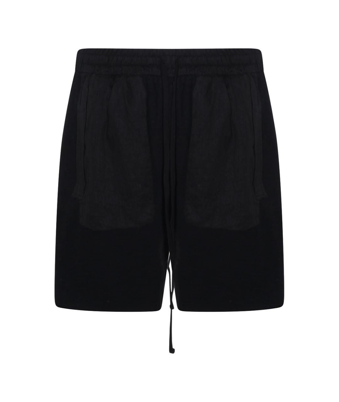 THOM KROM Черные хлопковые шорты, фото 1