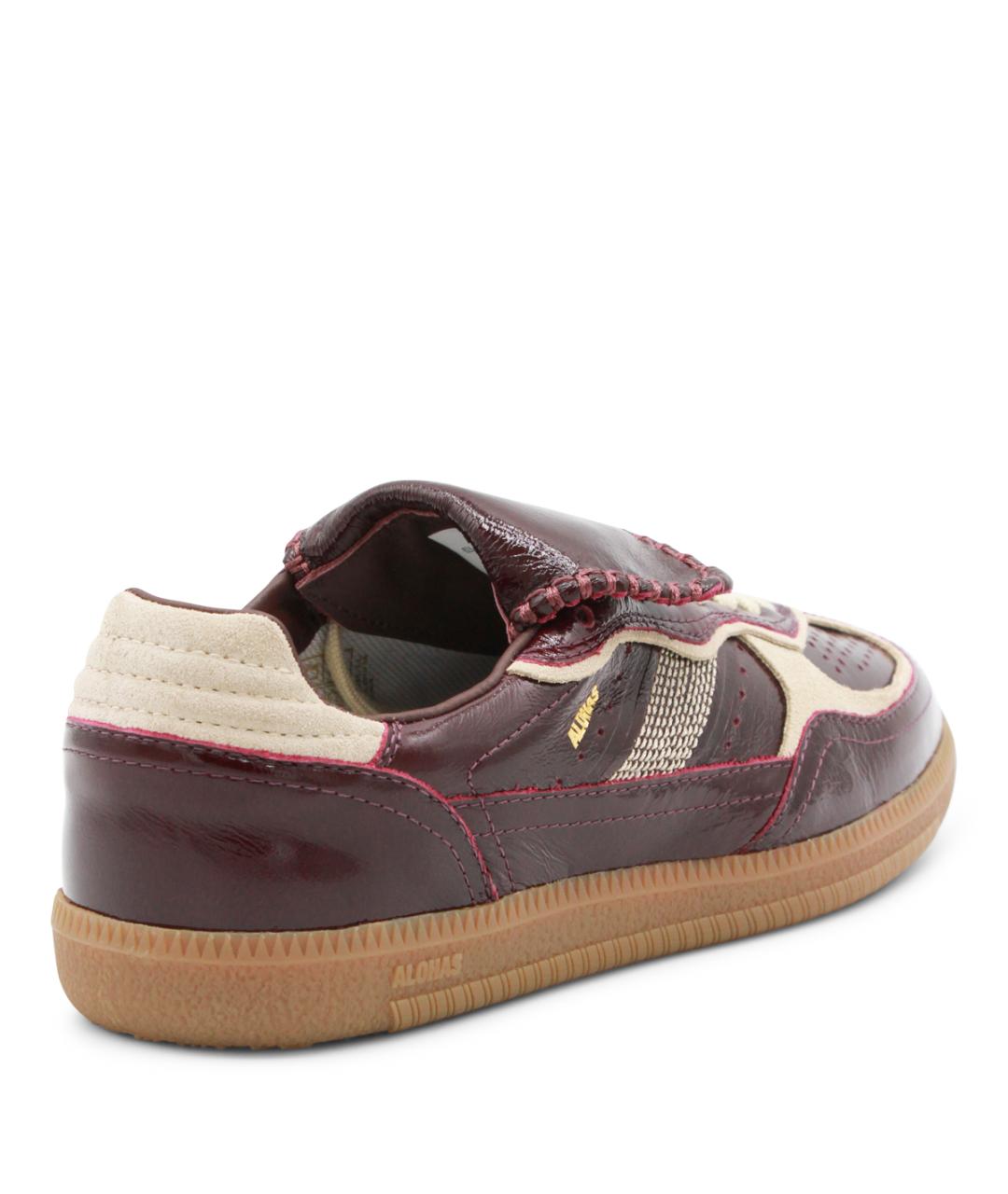 ALOHAS Бордовые кожаные кеды, фото 3