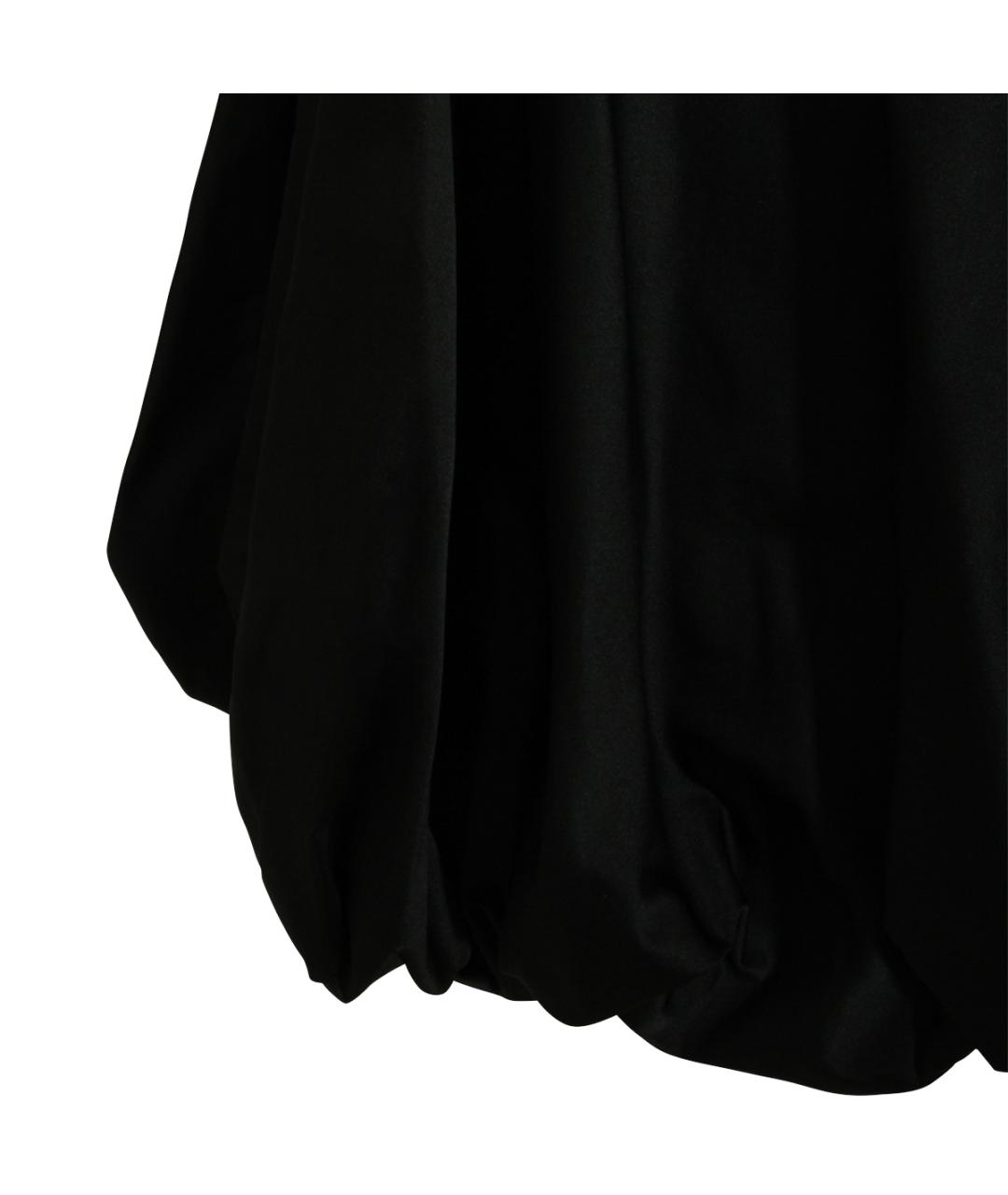 BALENCIAGA Черная полиамидовая юбка миди, фото 4