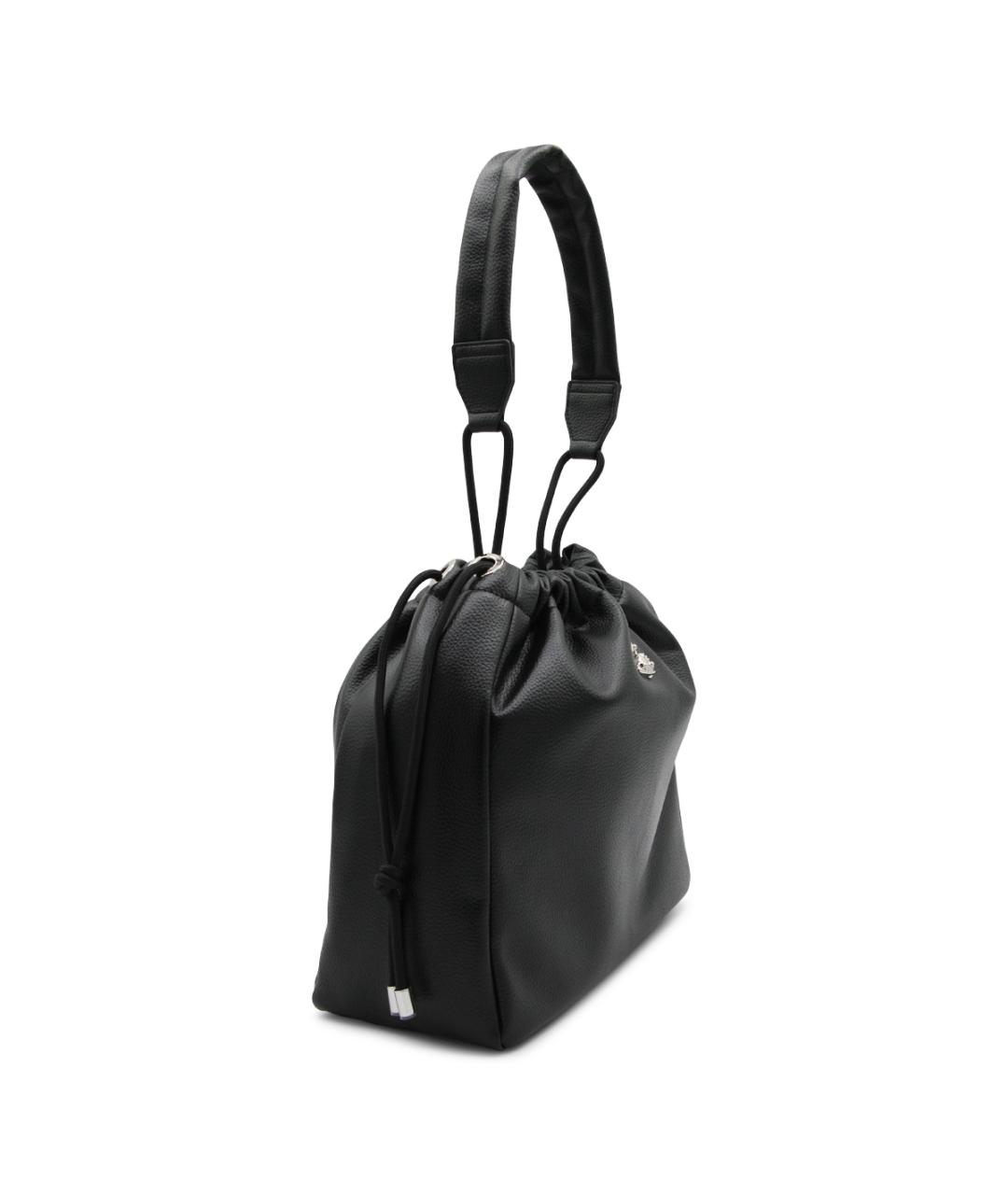 VIVIENNE WESTWOOD Черная кожаная сумка тоут, фото 2