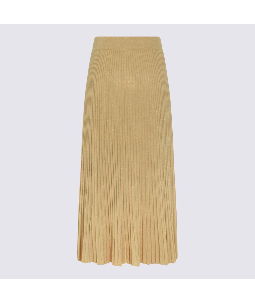 ZIMMERMANN Золотая юбка миди, фото 3